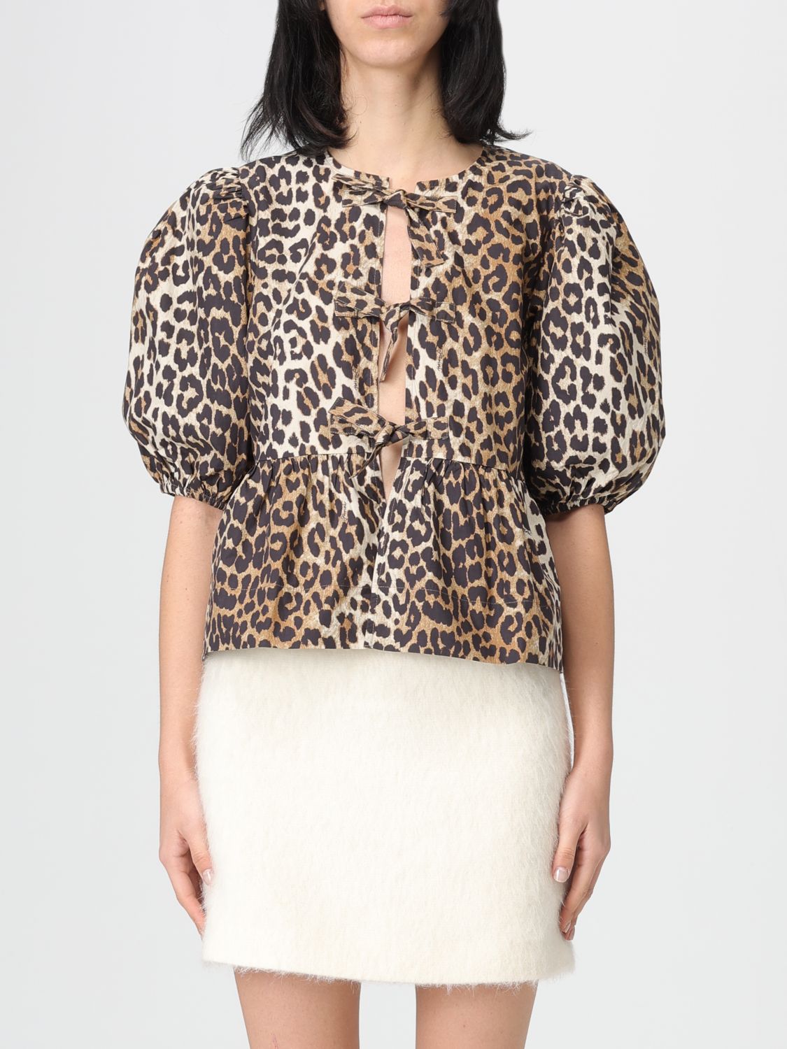 GANNI Top Woman color Brown GANNI Top Woman color Brown