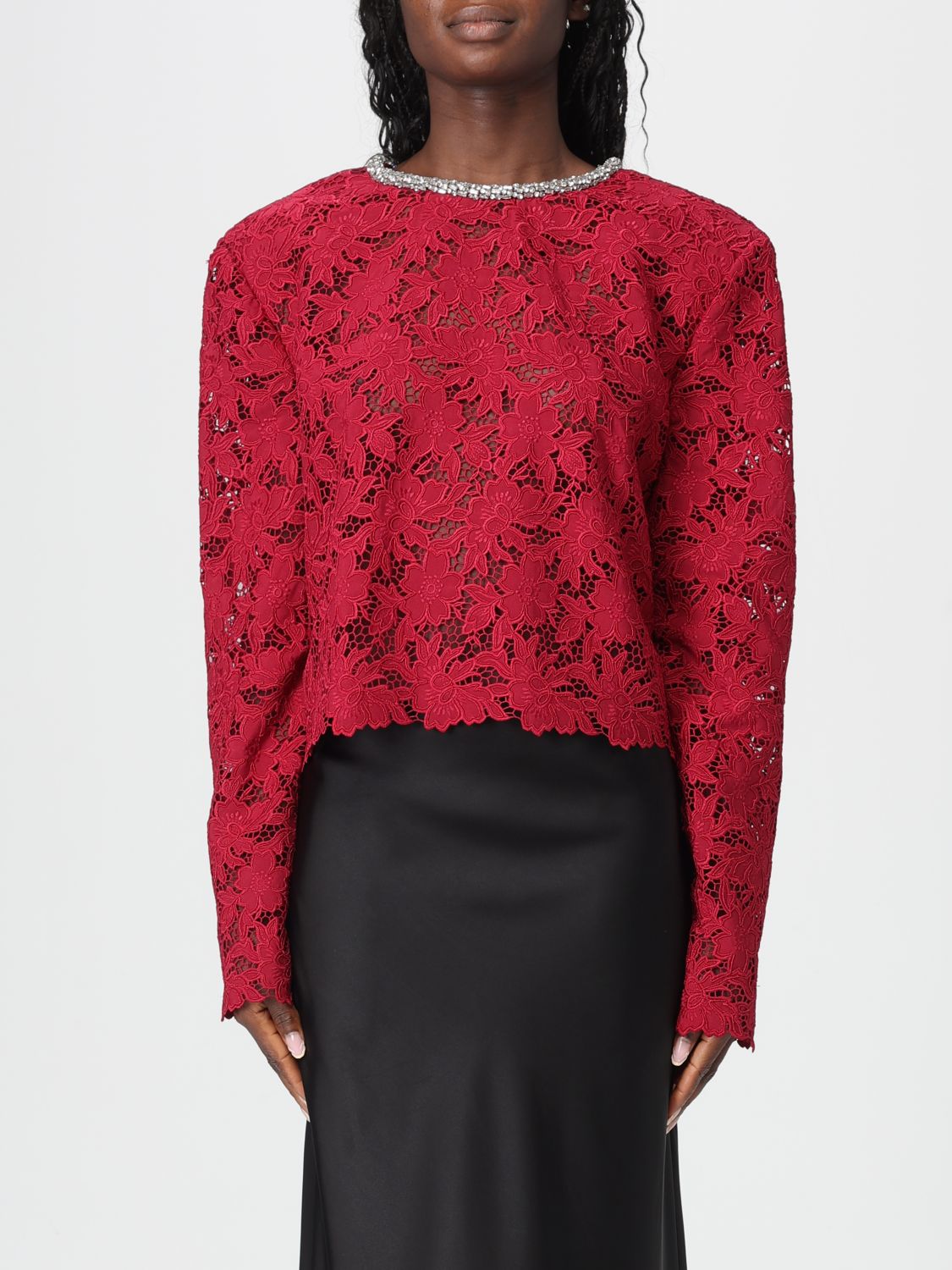 Top SELF-PORTRAIT Donna colore Rosso