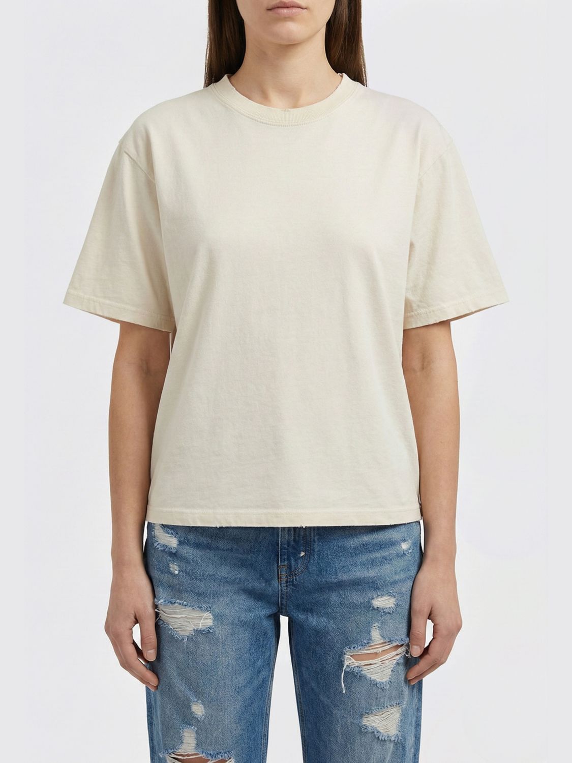 Golden Goose Γυναικών Άσπρο T-Shirt Woman Color