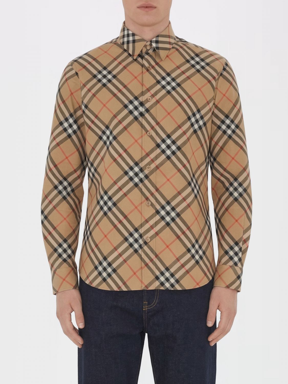 BURBERRY Shirt Men color Sand　バーバリー シャツ メンズ カラー サンド BURBERRY