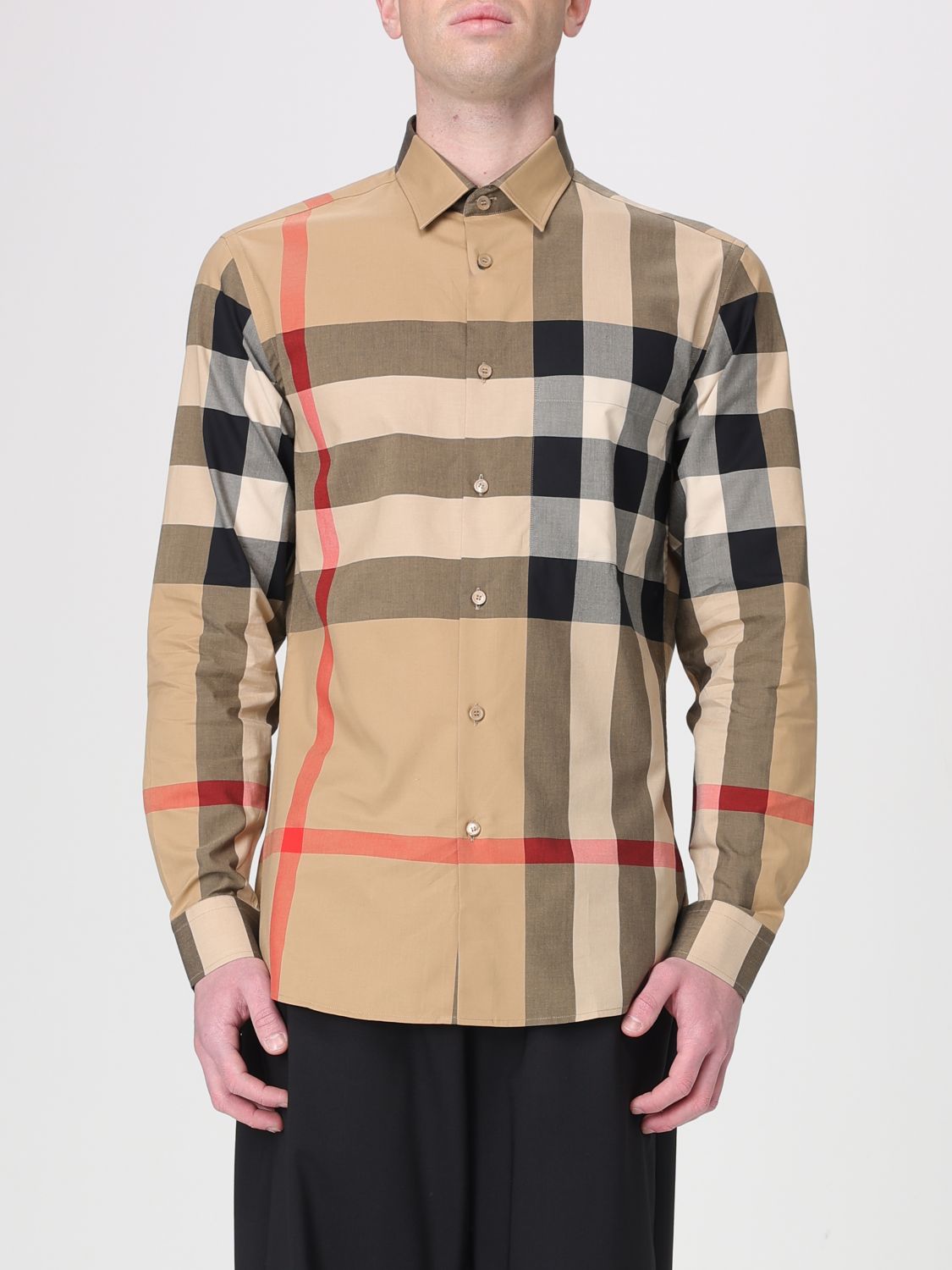 BURBERRY Hemd Herren Farbe Beige