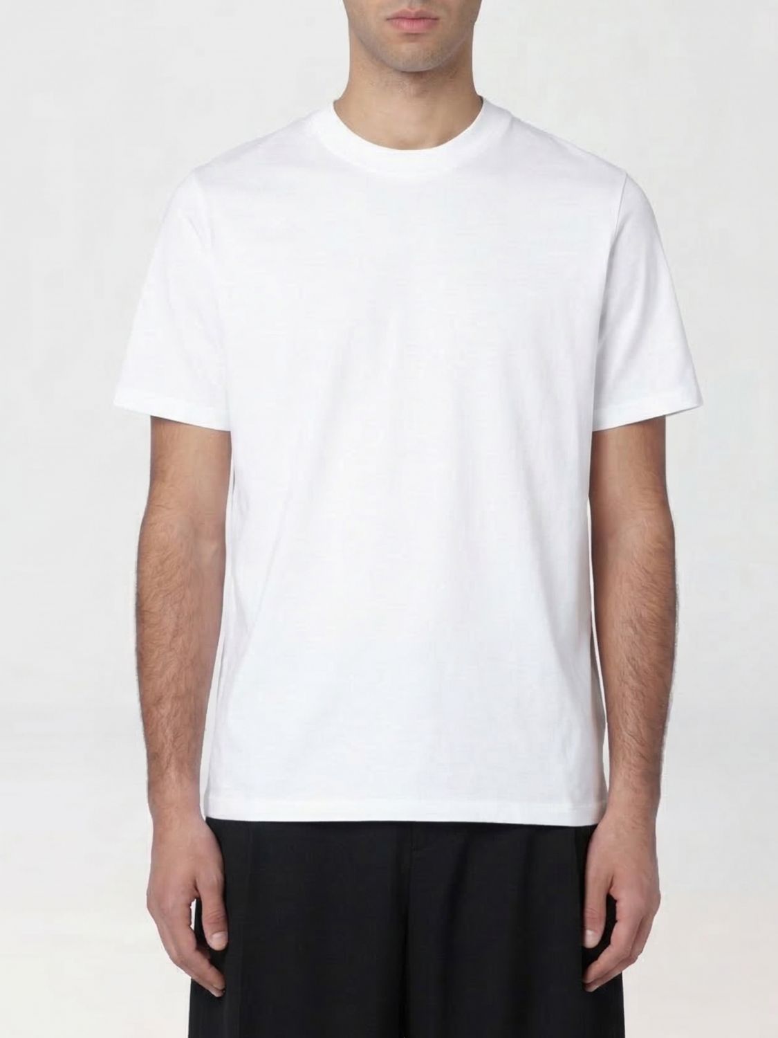 Jil Sander JIL SANDER T-Shirt Men color White　JIL SANDER Tシャツ メンズ カラー ホワイト