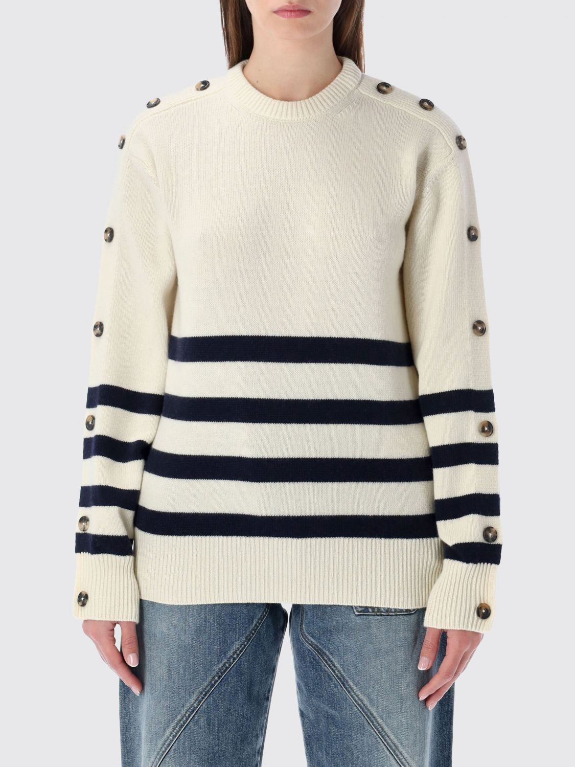 JW ANDERSON Sweater Woman color White