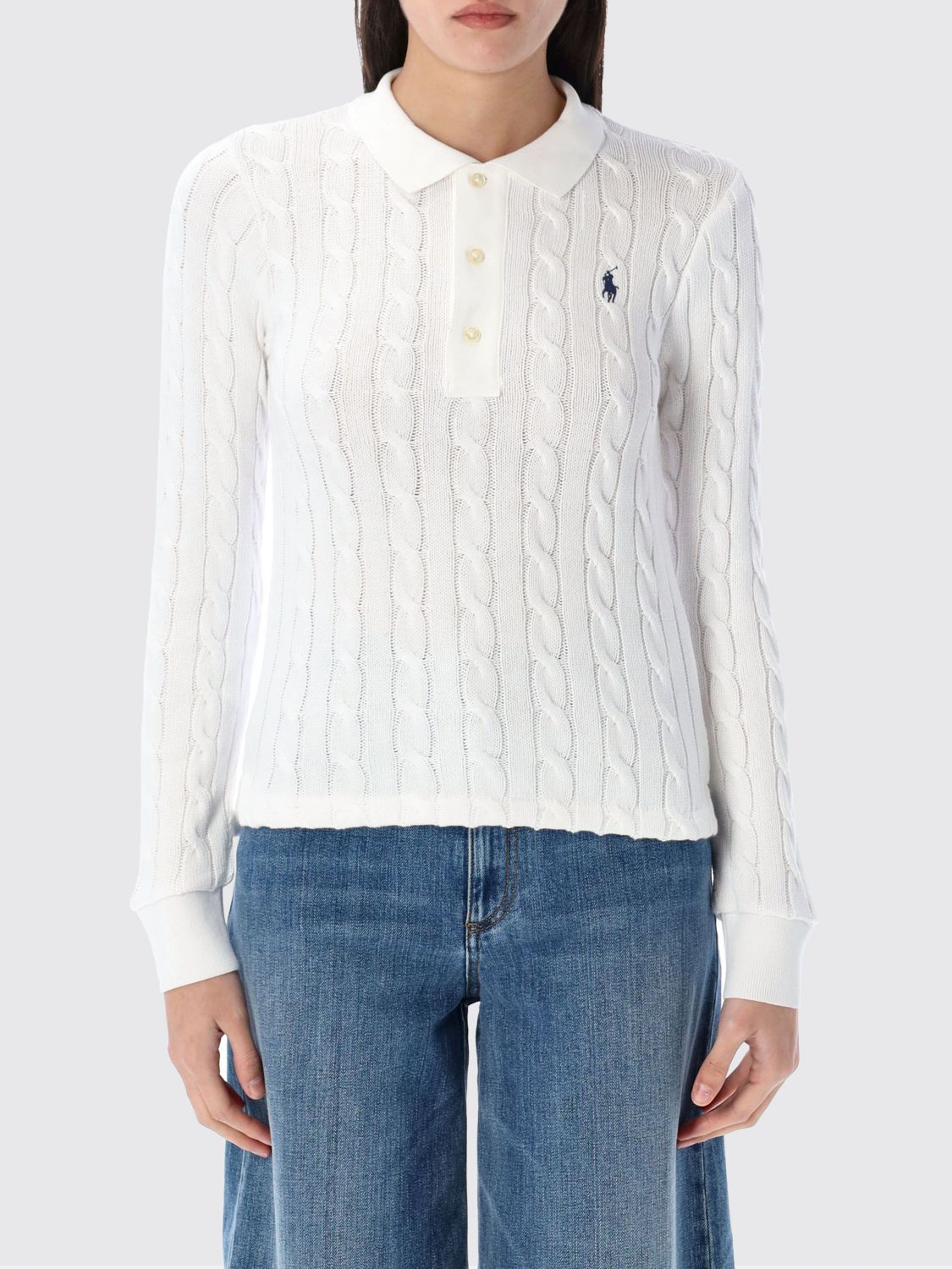 Polo Ralph Lauren Sweater Woman Color White