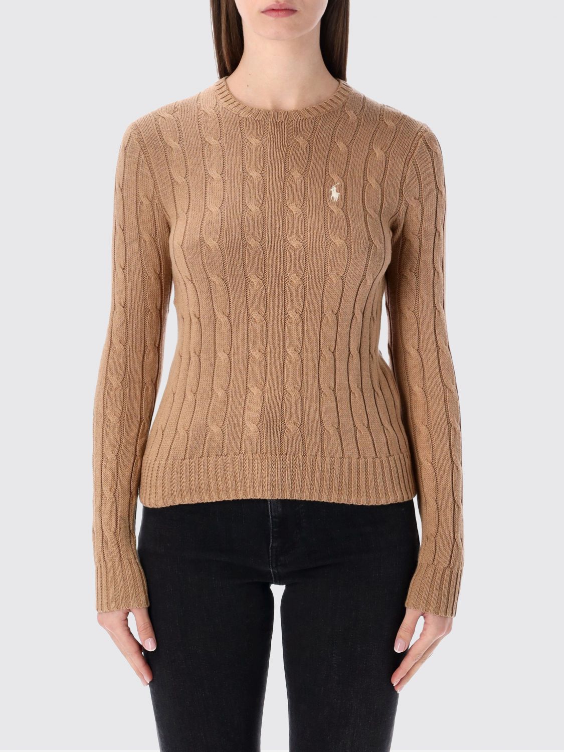 Polo Ralph Lauren Sweater Woman Color Camel In Brown