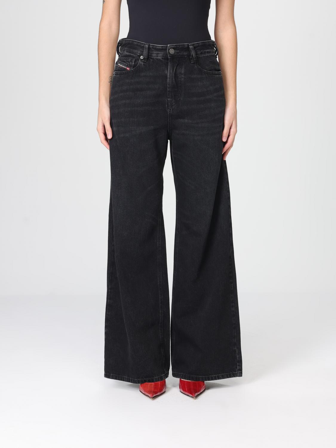 DIESEL Jeans Damen Farbe Schwarz