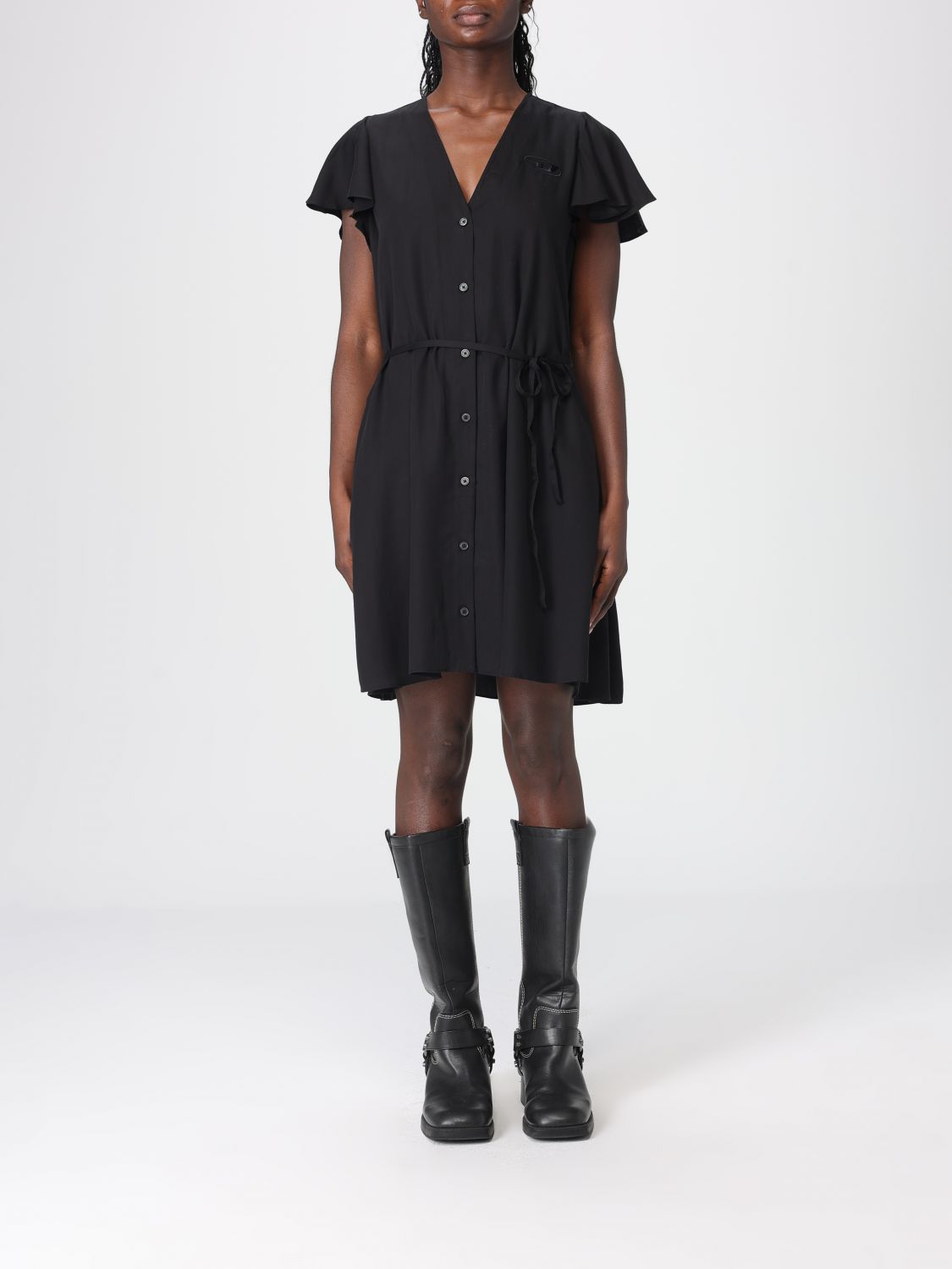 DIESEL Kleid Damen Farbe Schwarz