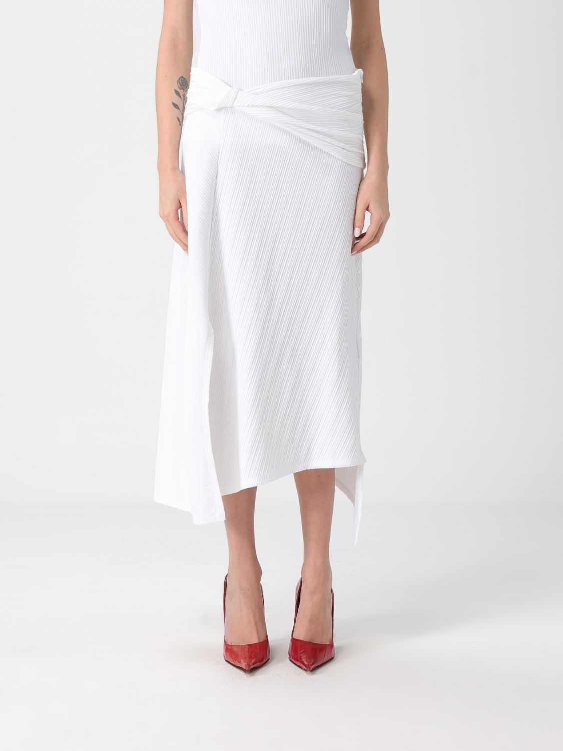 Skirt VICTORIA VICTORIA BECKHAM Woman color White