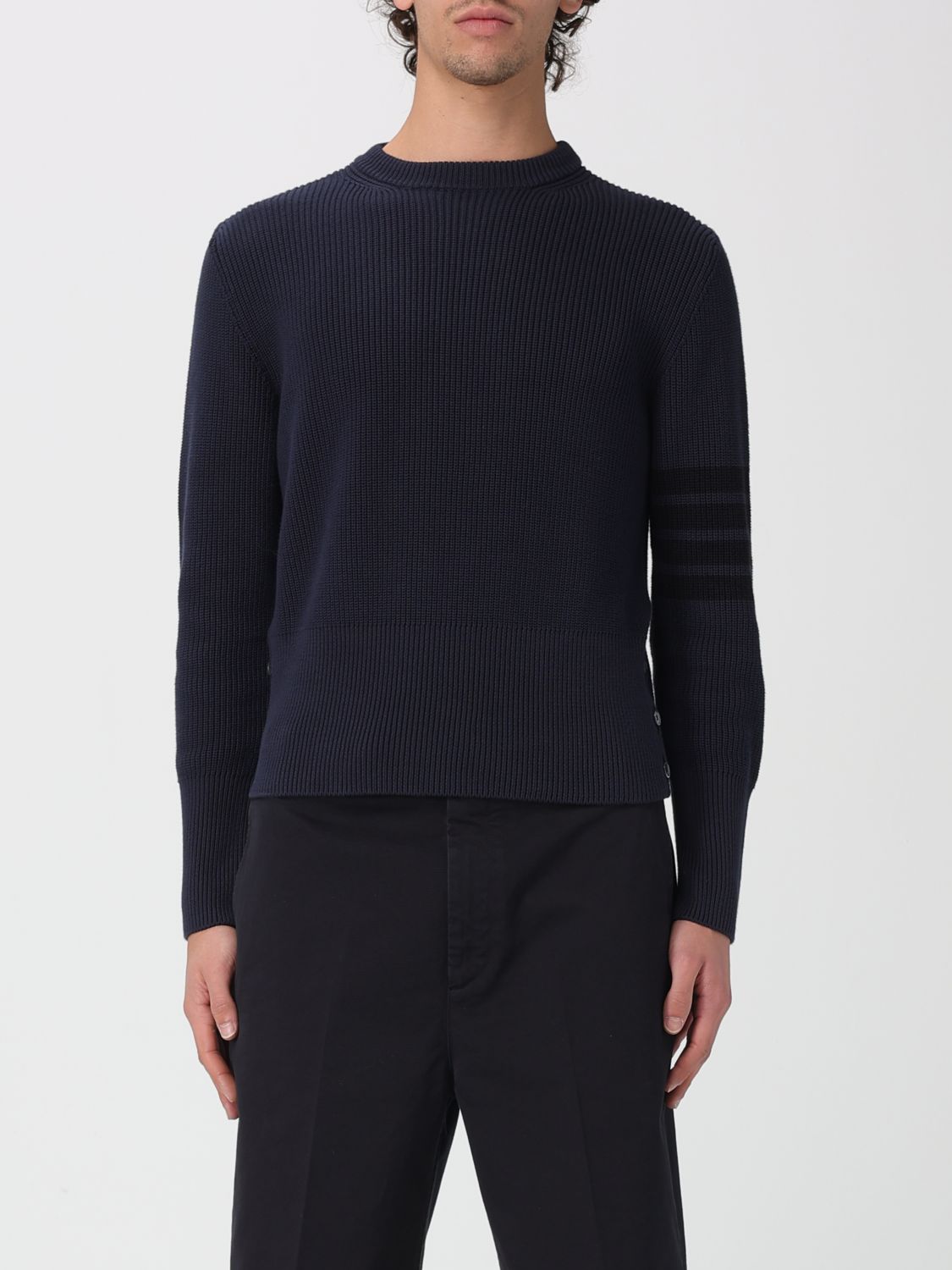THOM BROWNE Pullover Herren Farbe Blau