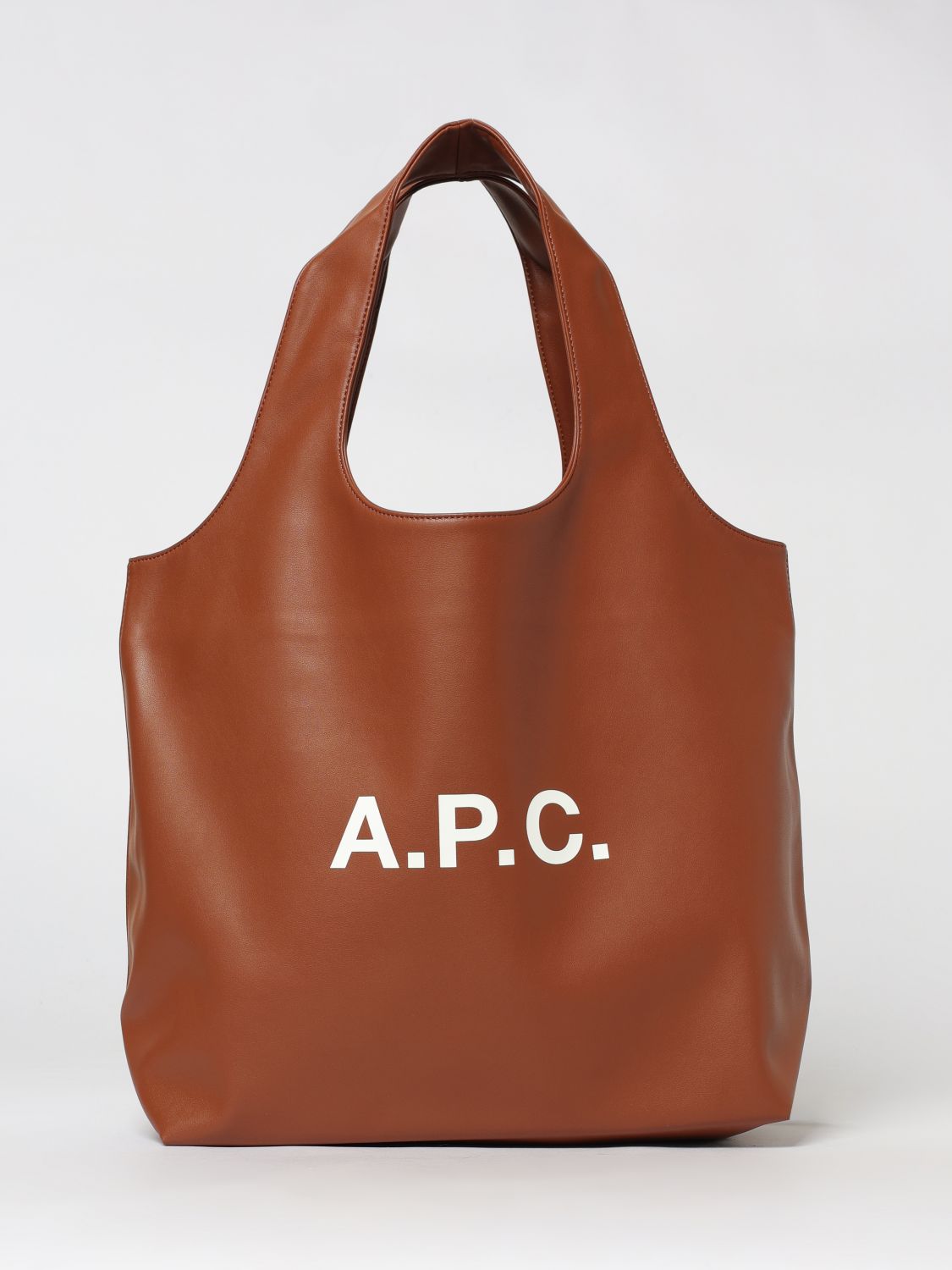 A. P.C. Tote Bag Woman color Brown A. P.C. Tote Bag Woman color Brown