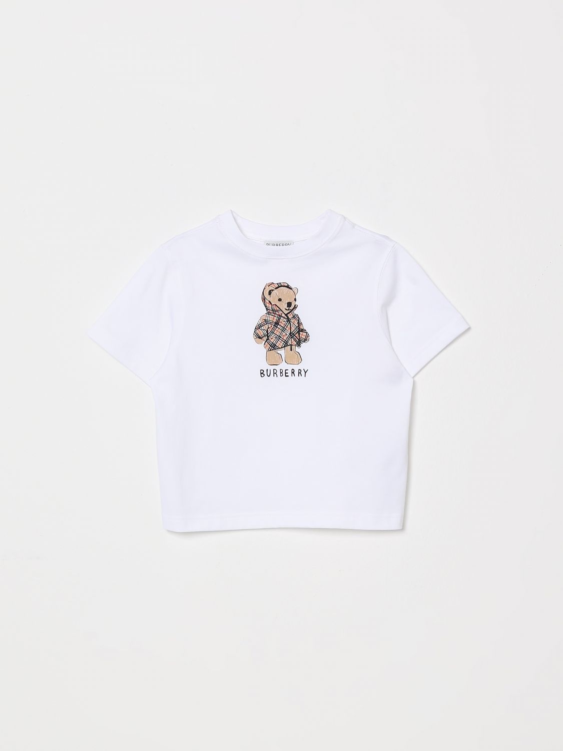 BURBERRY T-Shirt Kids color White　バーバリー Tシャツ キッズカラー ホワイト BURBERRY