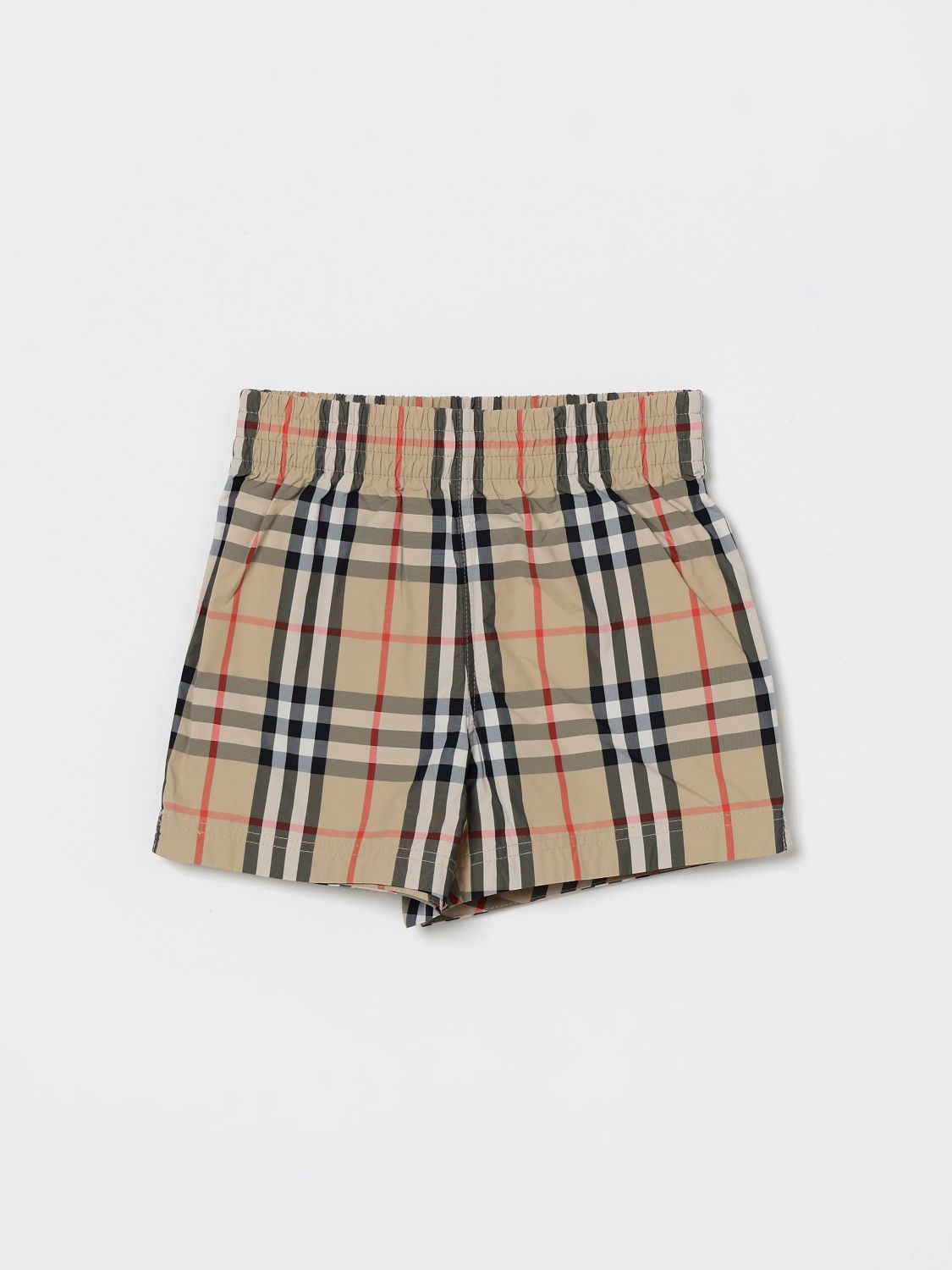 Costume da bagno in nylon check Burberry