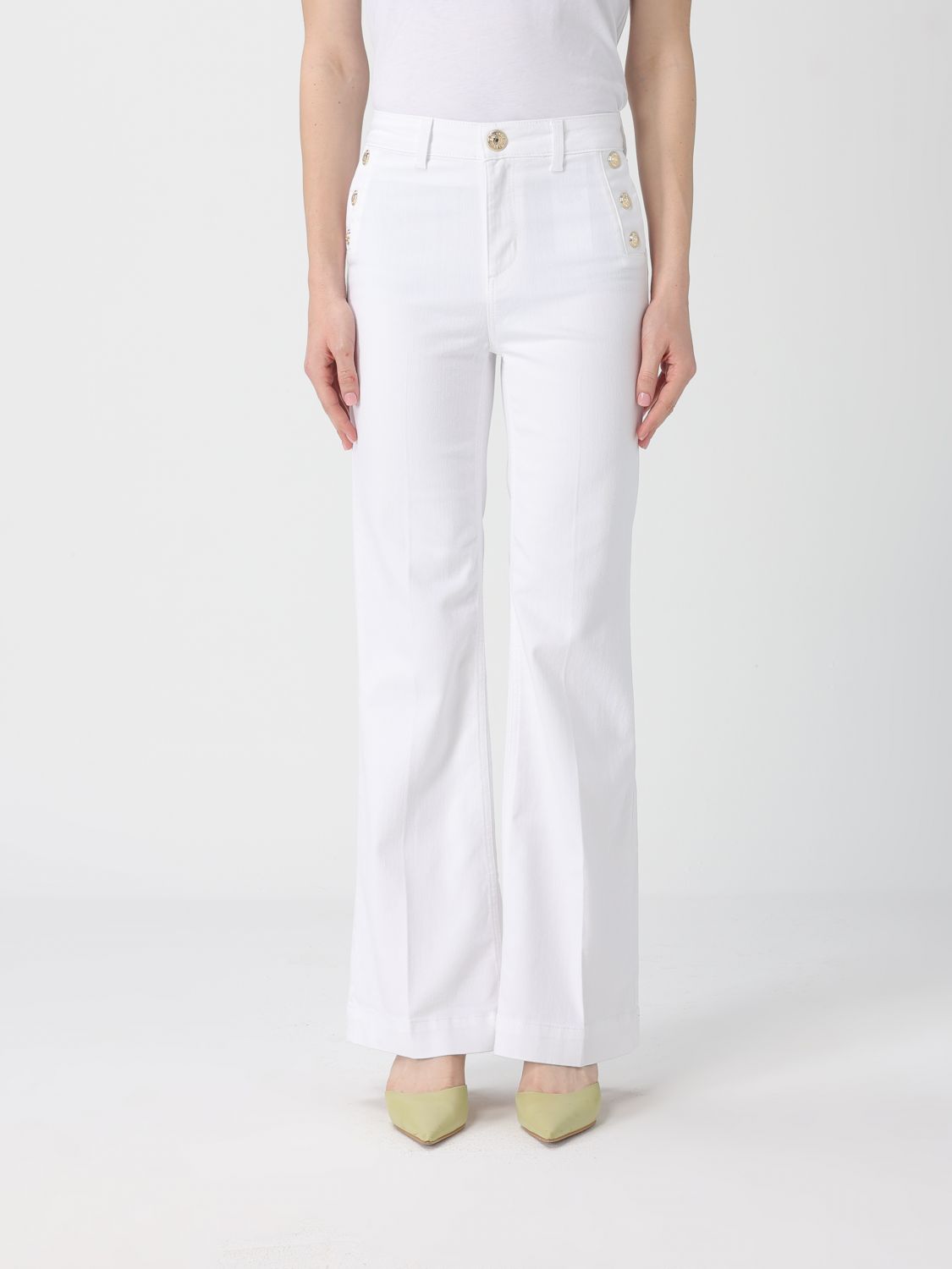 Jeans LIU JO Woman color White