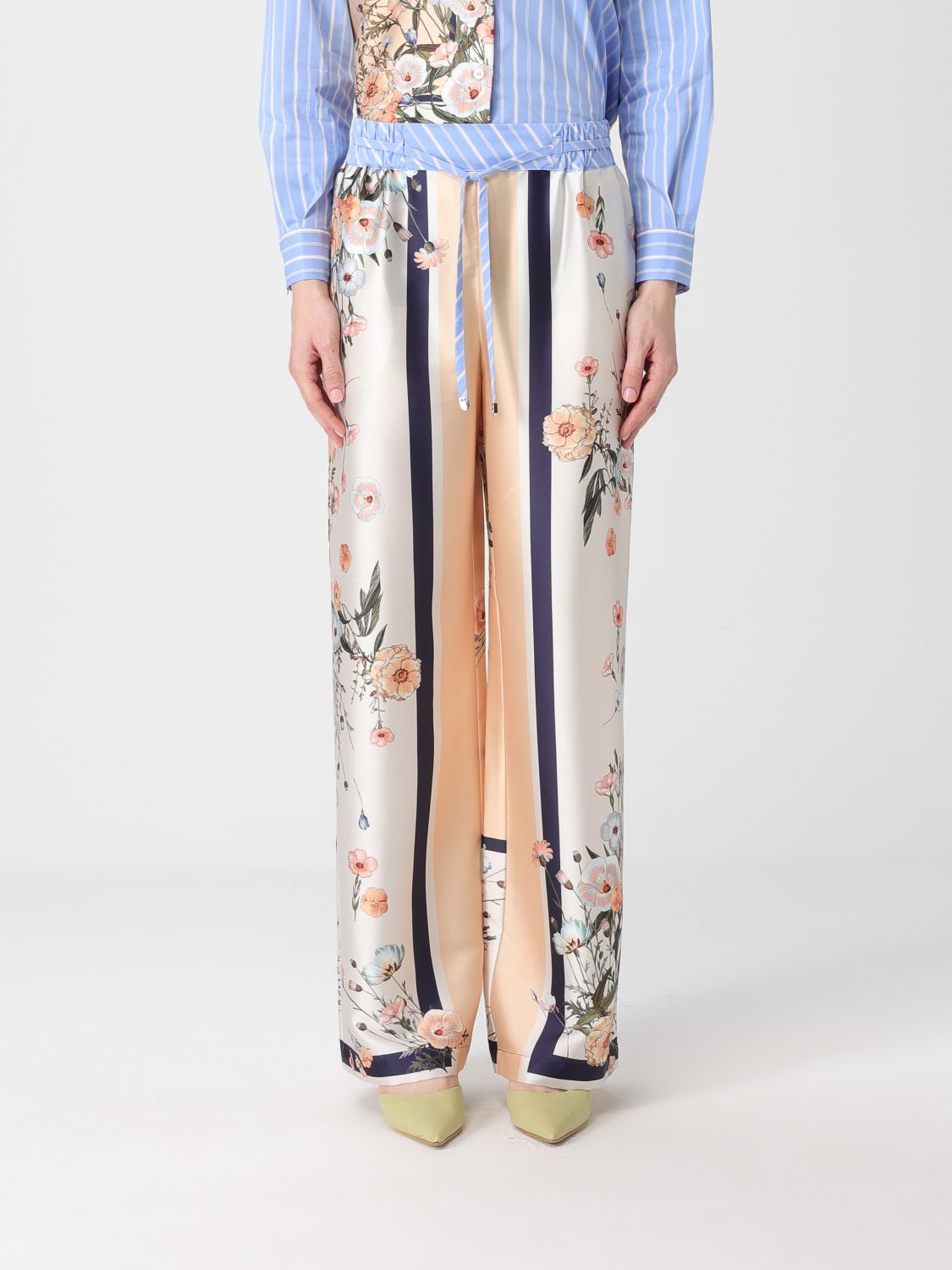 Liu Jo Γυναικών Μπλε Pants Woman Color