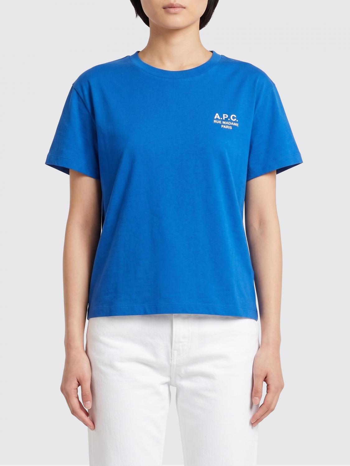 A. P.C. T-shirts crop in cotone organico