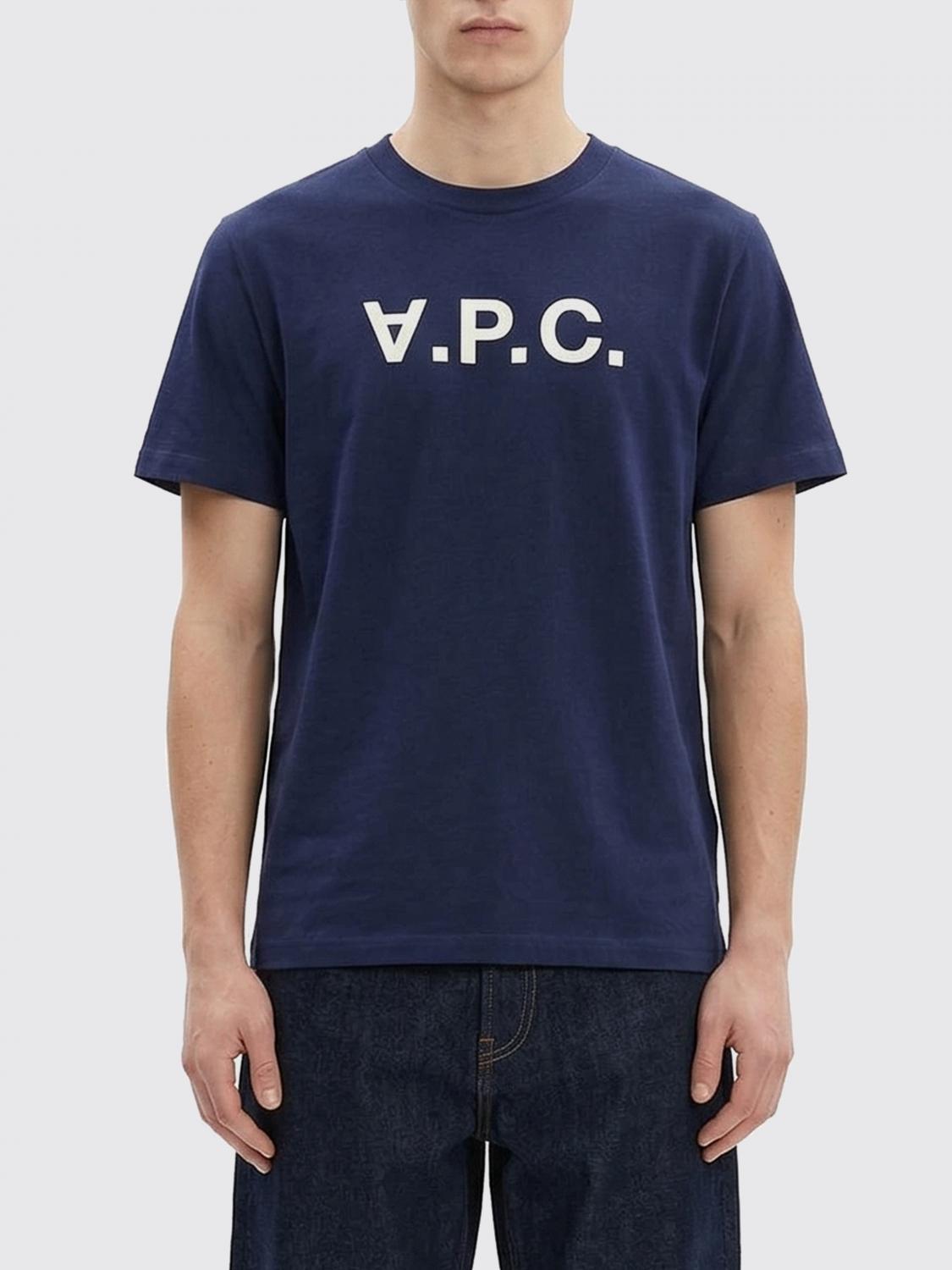 A. P.C. T-Shirt Herren Farbe Blau