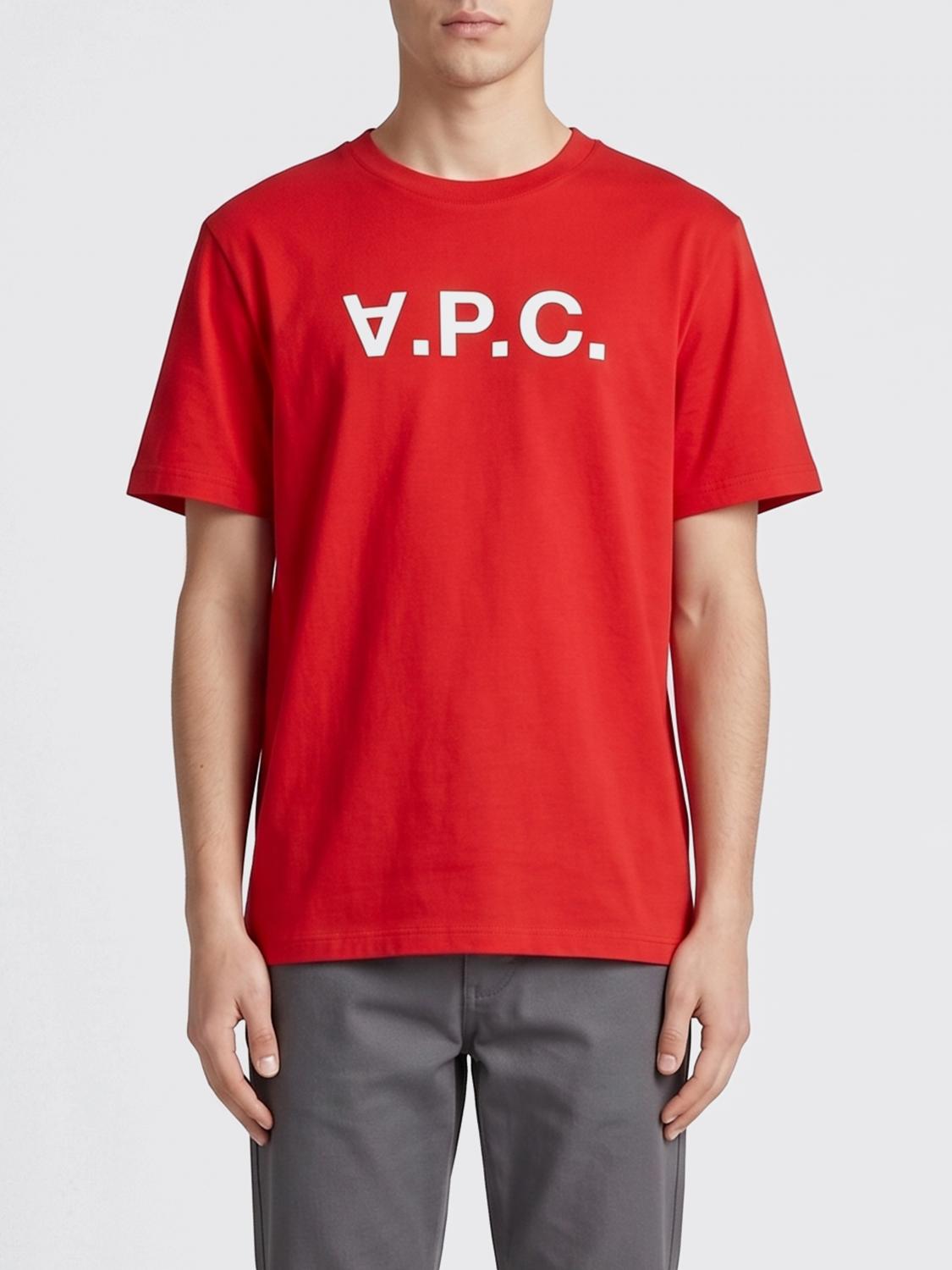 A. P.C. T-shirt in cotone organico con logo