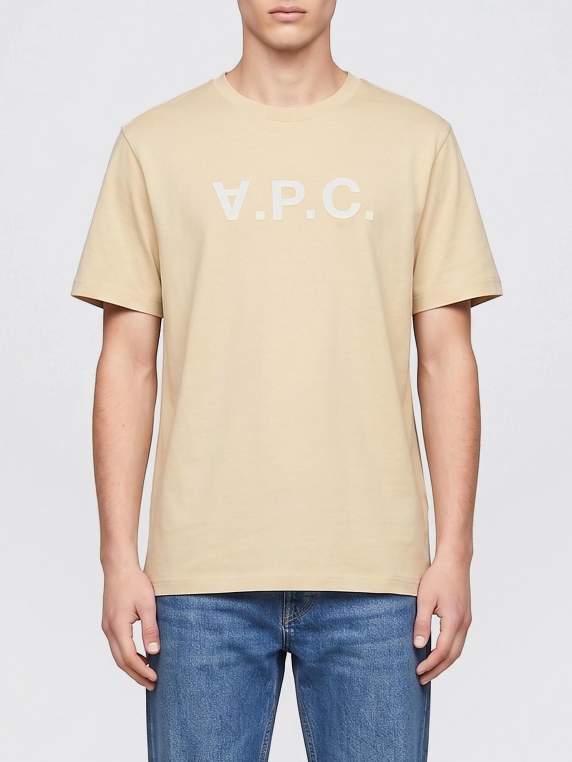 A. P.C. T-shirt in cotone organico con logo