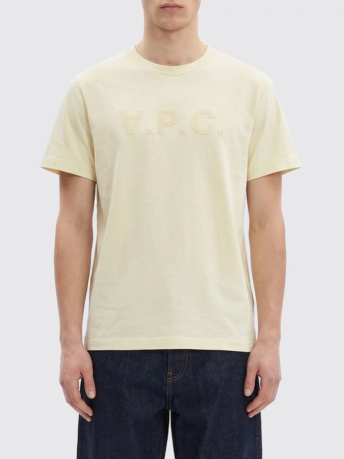 A. P.C. T-Shirt Men color Indigo　A.P.C. Tシャツ メンズ カラー インディゴ A.
