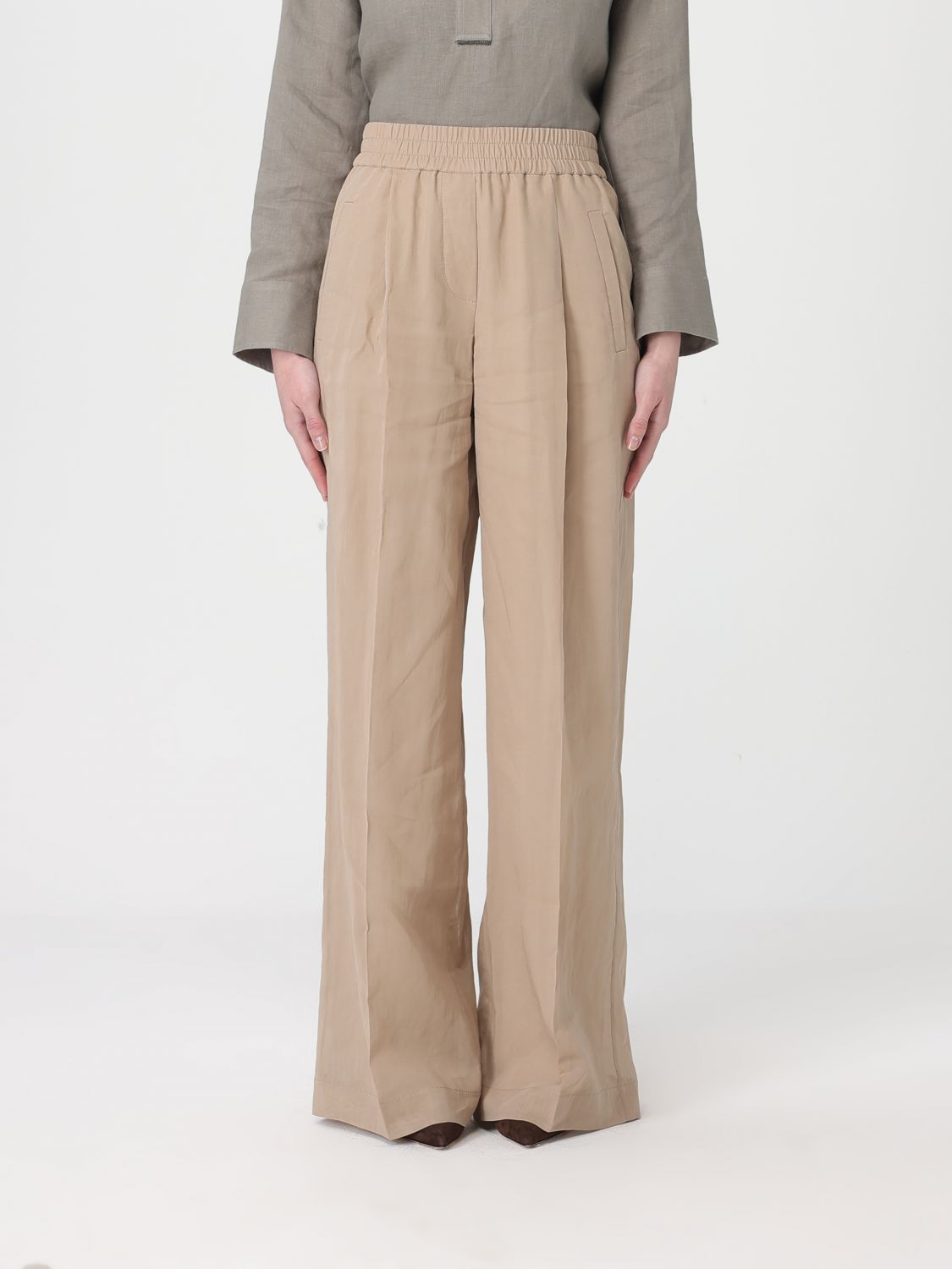 BRUNELLO CUCINELLI Hose Damen Farbe Beige