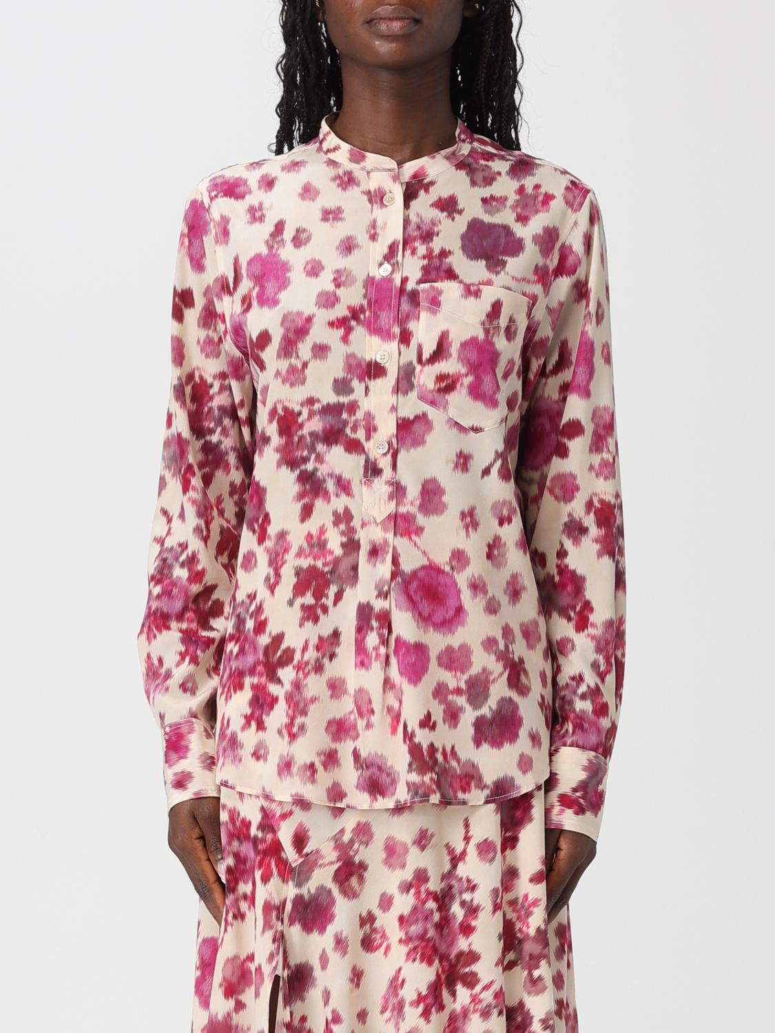 ISABEL MARANT Shirt Woman color Pink　ISABEL MARANT シャツ レディース カラー ピンク ISABEL