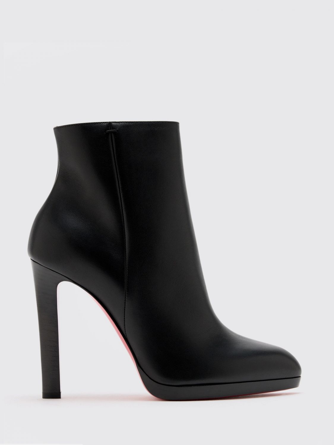 Christian Louboutin Flat Ankle Boot Woman In Black
