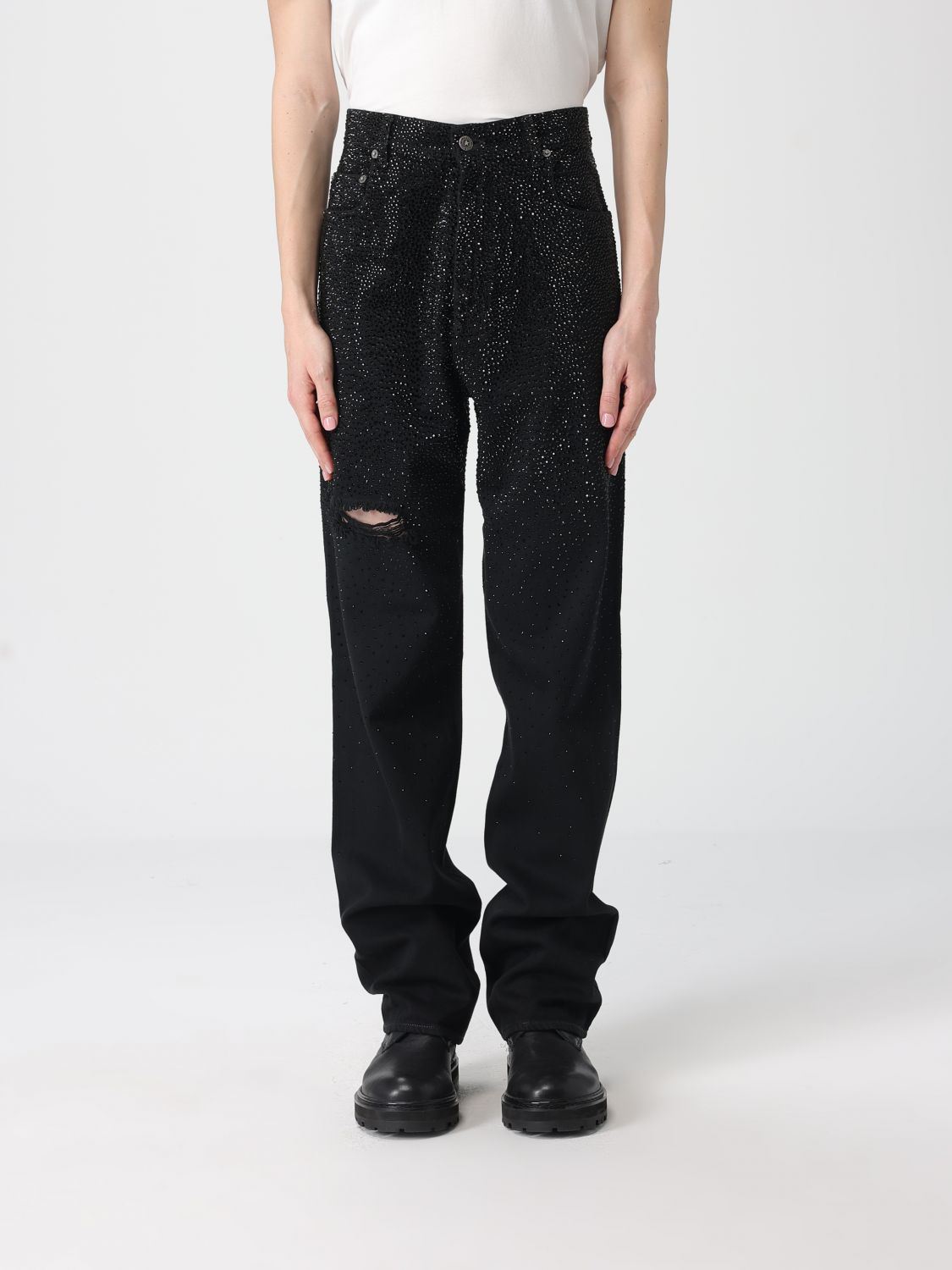GOLDEN GOOSE Jeans Damen Farbe Schwarz