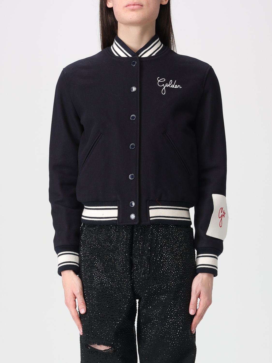 Golden Goose Γυναικών Μπλε Jacket Woman Color