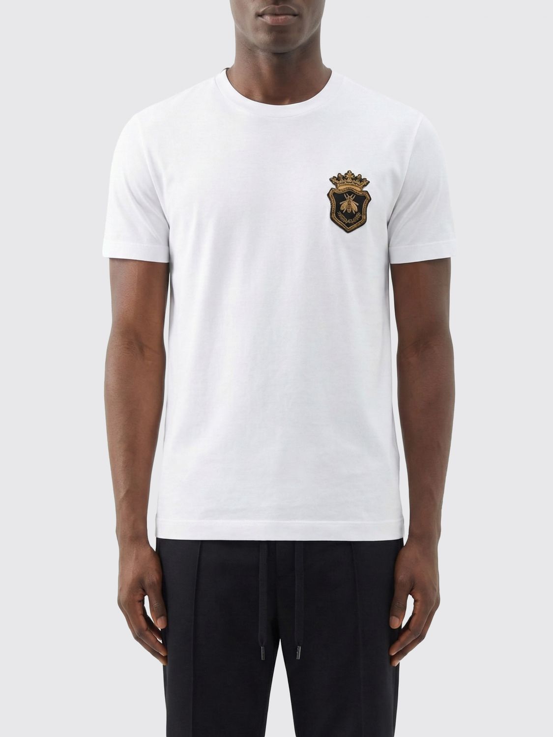 Dolce & Gabbana Herren Weiß T-Shirt Men Color