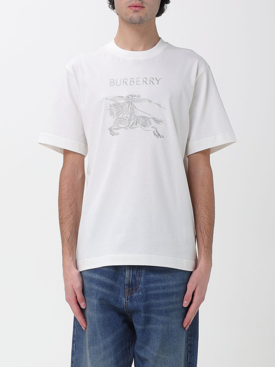 T-Shirt BURBERRY Uomo colore Bianco