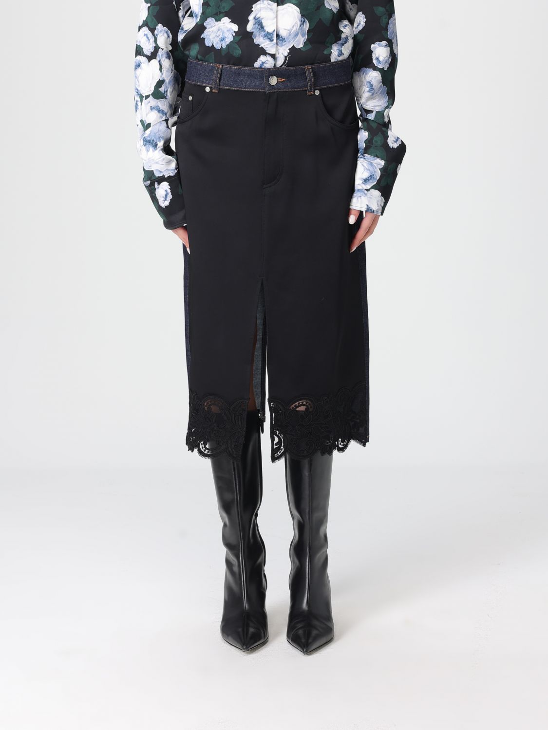 Stella Mccartney Skirt Woman color Blue · M