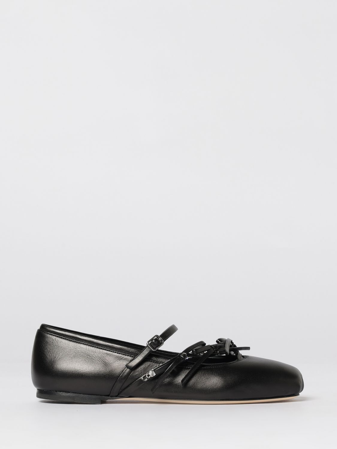 JIMMY CHOO Ballet Flat Woman color Black　JIMMY CHOO バレエ フラット ウーマン カラー ブラック JIMMY