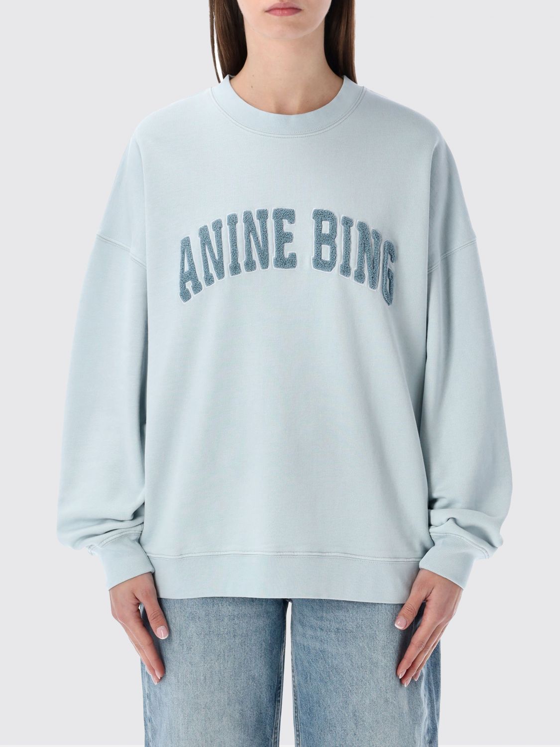 Anine Bing Sweatshirt  Woman Color Sky In Blue