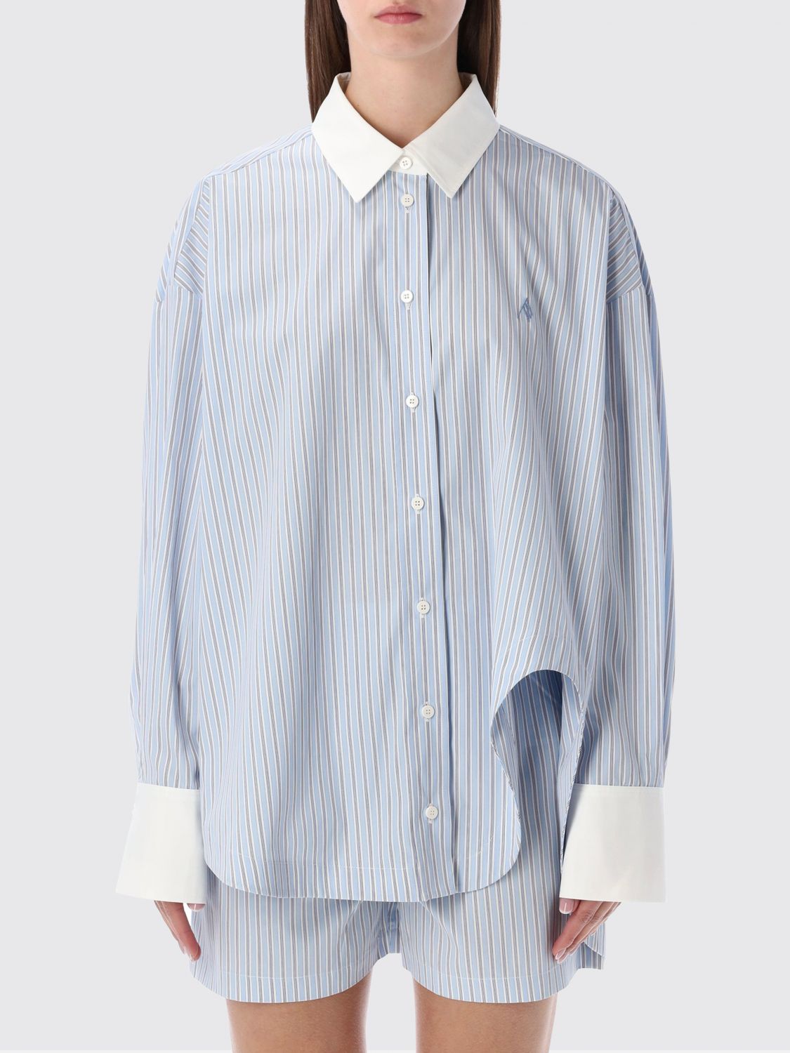 Attico T-shirt The  Woman Color Blue