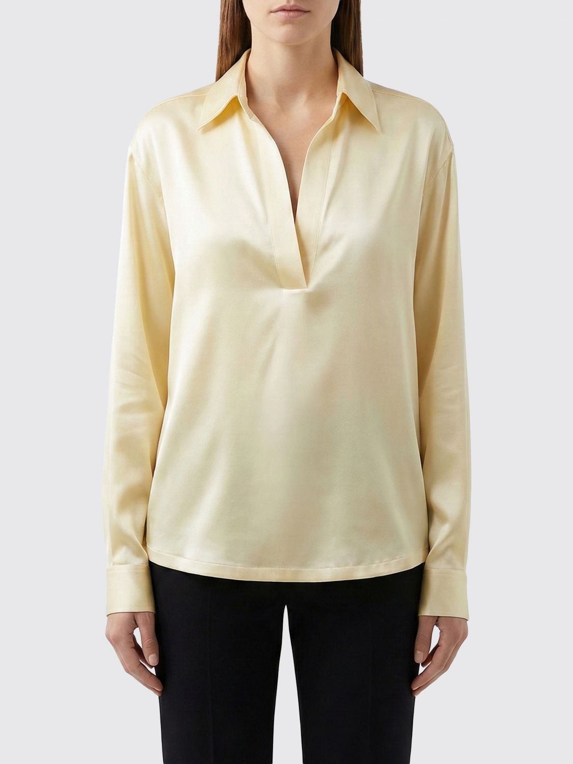 TOM FORD TOM FORD Shirt Woman color Yellow　TOM FORD シャツ ウーマン カラー イエロー