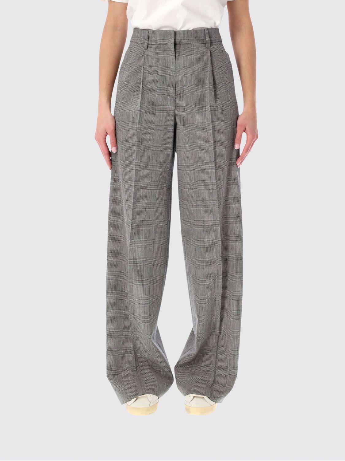 GOLDEN GOOSE Pants Woman color Grey　GOLDEN GOOSE パンツ ウーマン カラー グレー GOLDEN