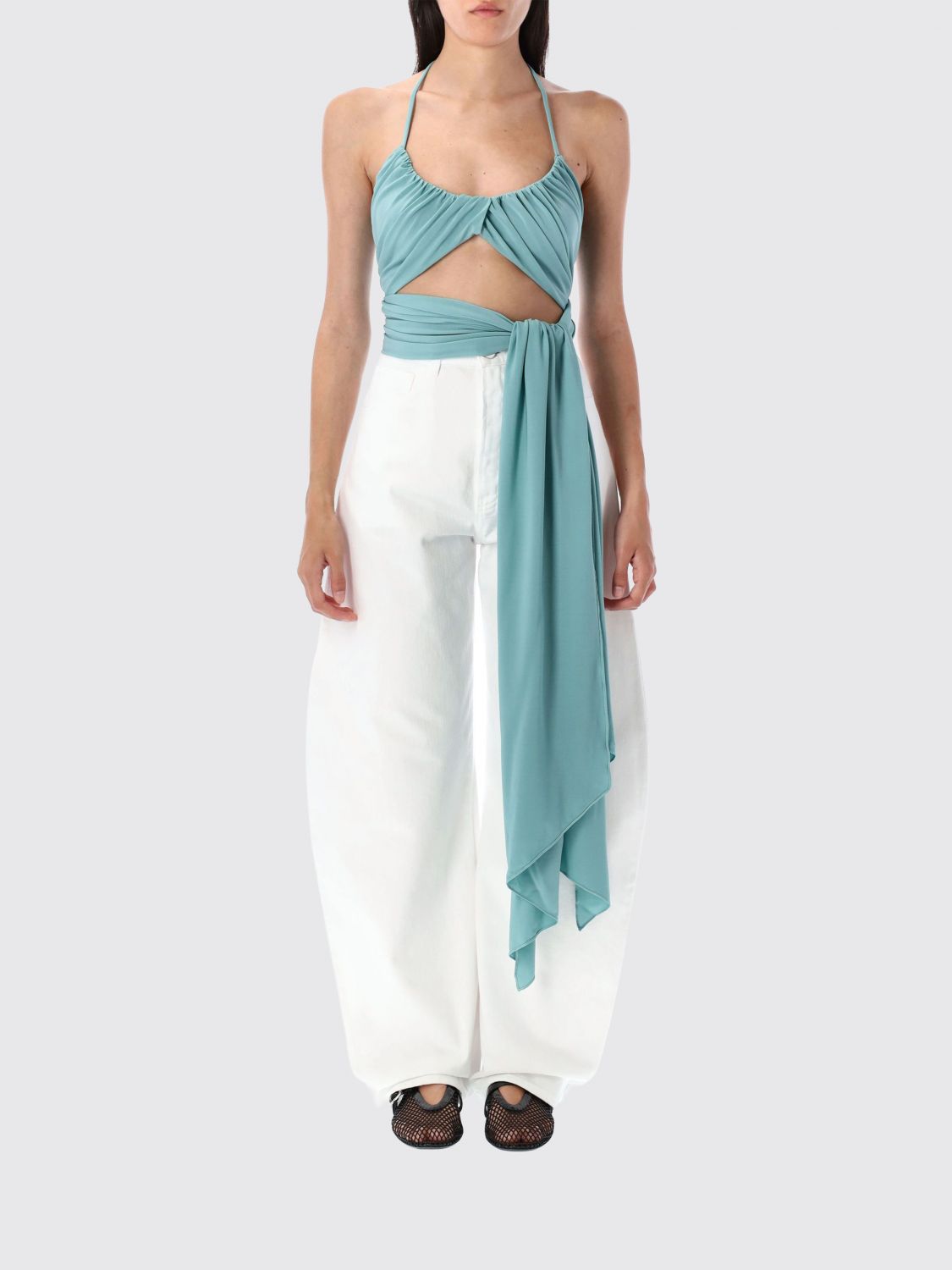 Top ALAÏA Donna colore Turchese