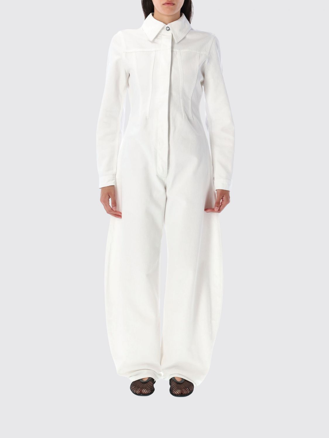 Alaïa Jumpsuit  Woman Color White