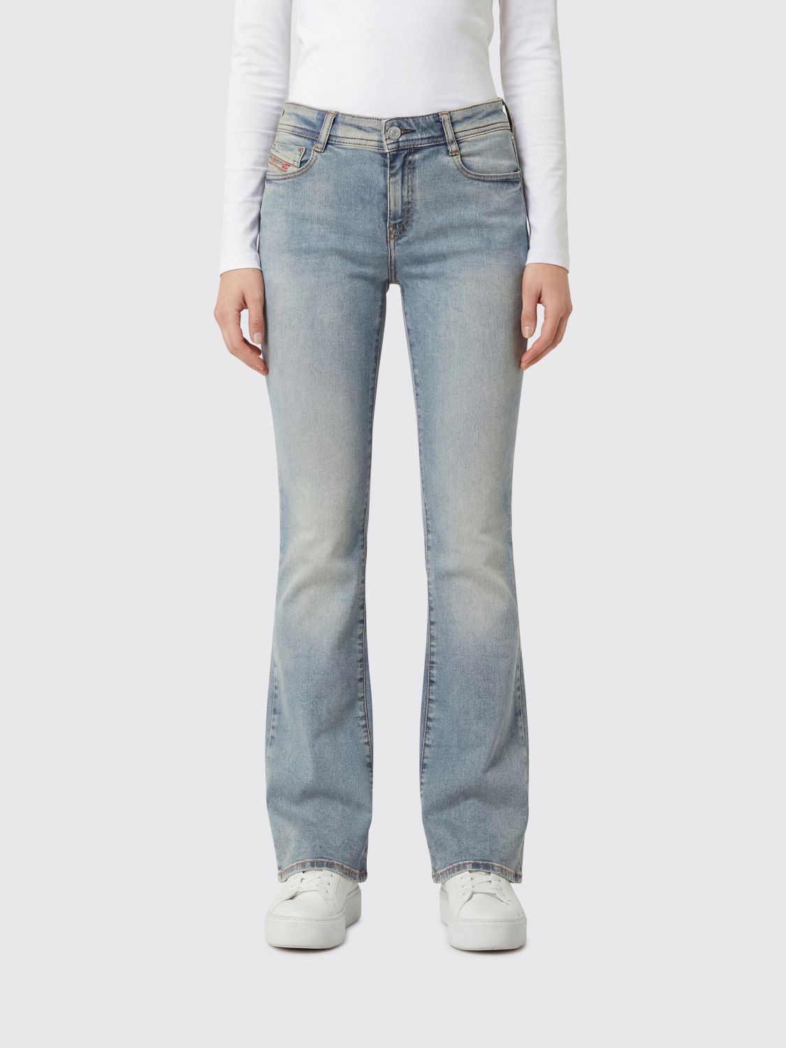 DIESEL Jeans Damen Farbe Blau