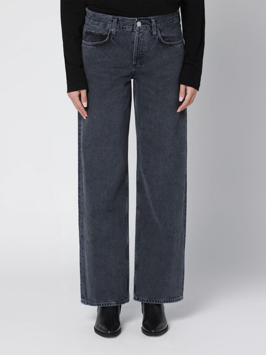 AGOLDE Jeans Damen Farbe Charcoal