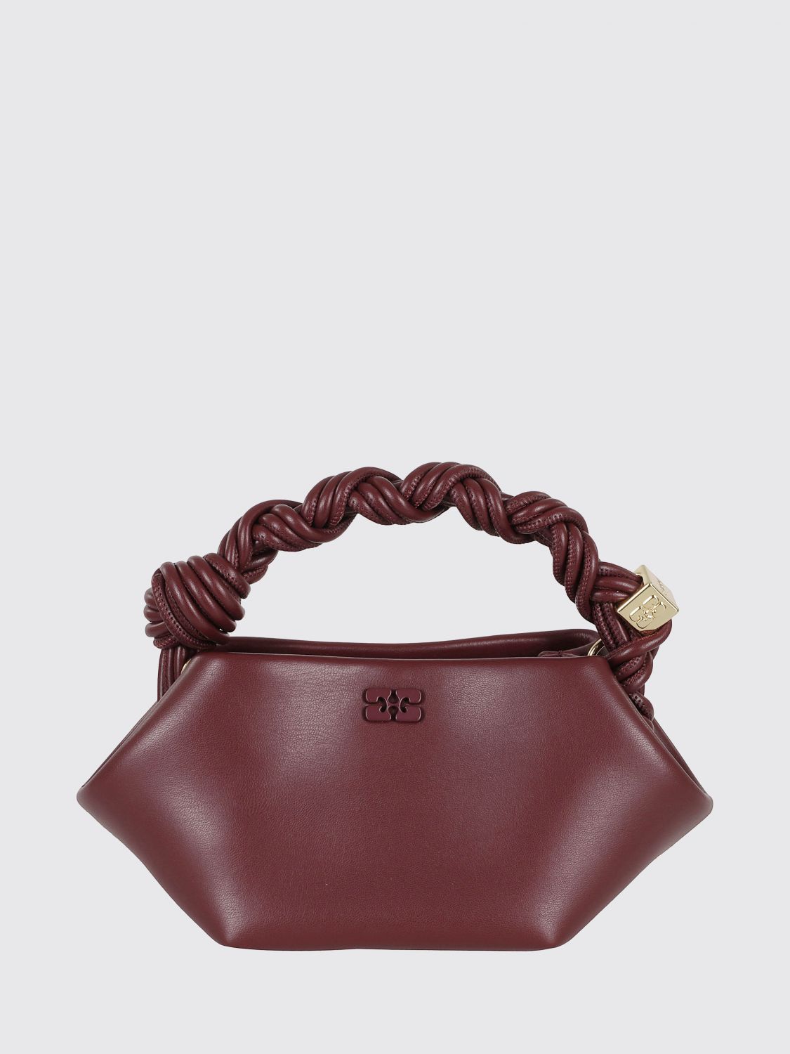GANNI Handbag Woman color Burgundy　GANNI ハンドバッグ レディース カラー バーガンディ GANNI