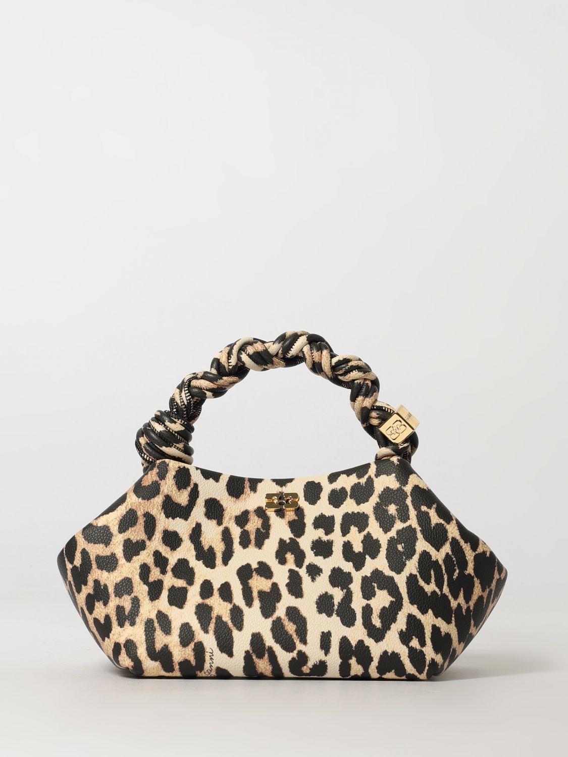 GANNI Handbag Woman color Milk　GANNI ハンドバッグ レディース カラー ミルク GANNI