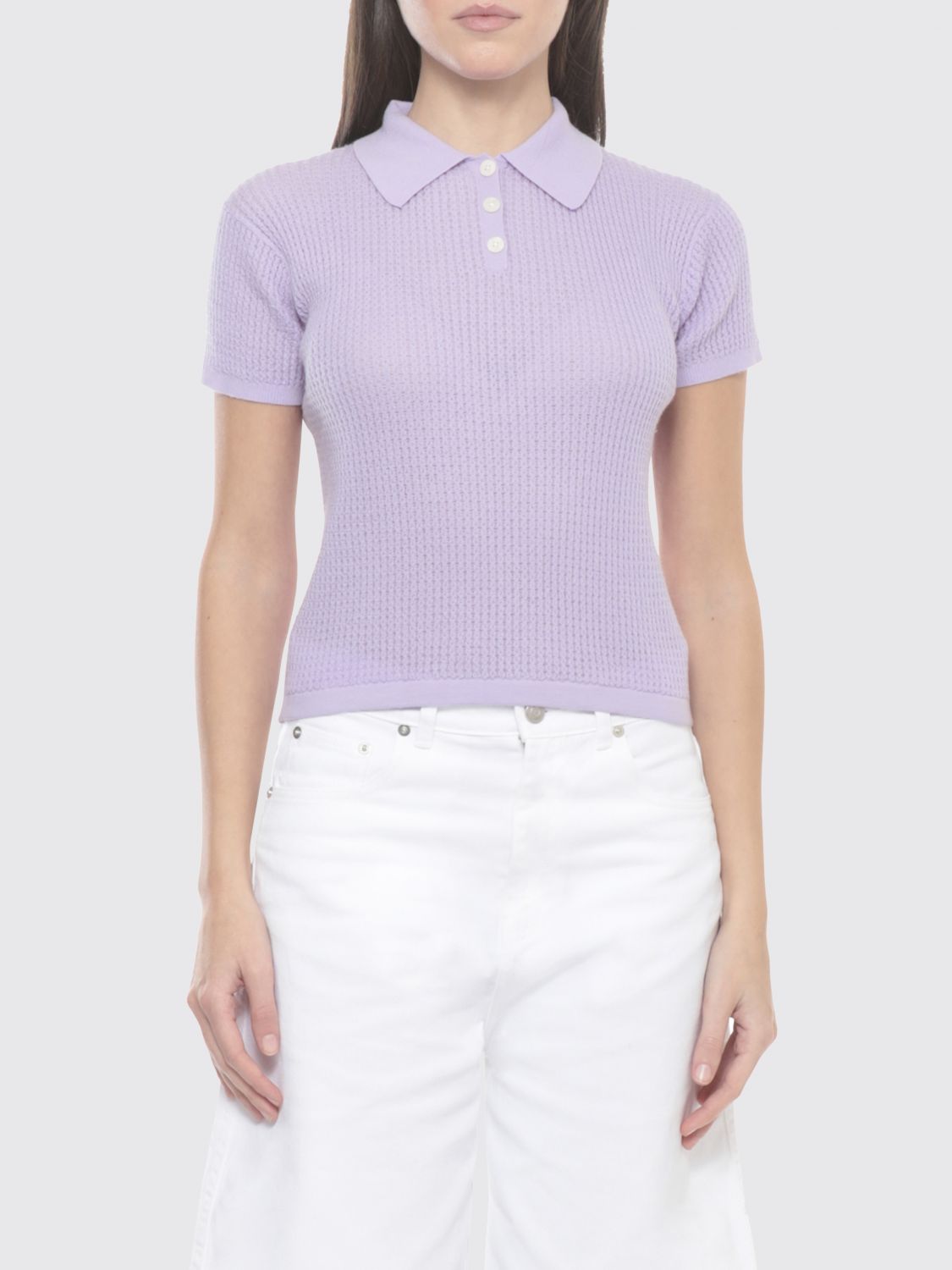 Guest In Residence Polo Shirt Woman color Lilac