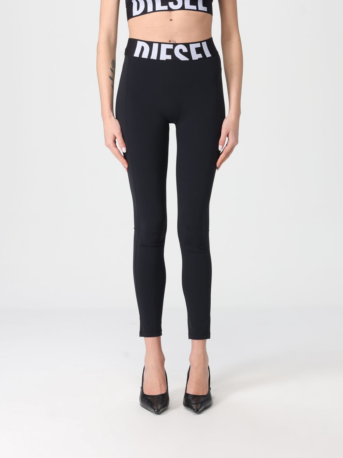 DIESEL Hose Damen Farbe Schwarz