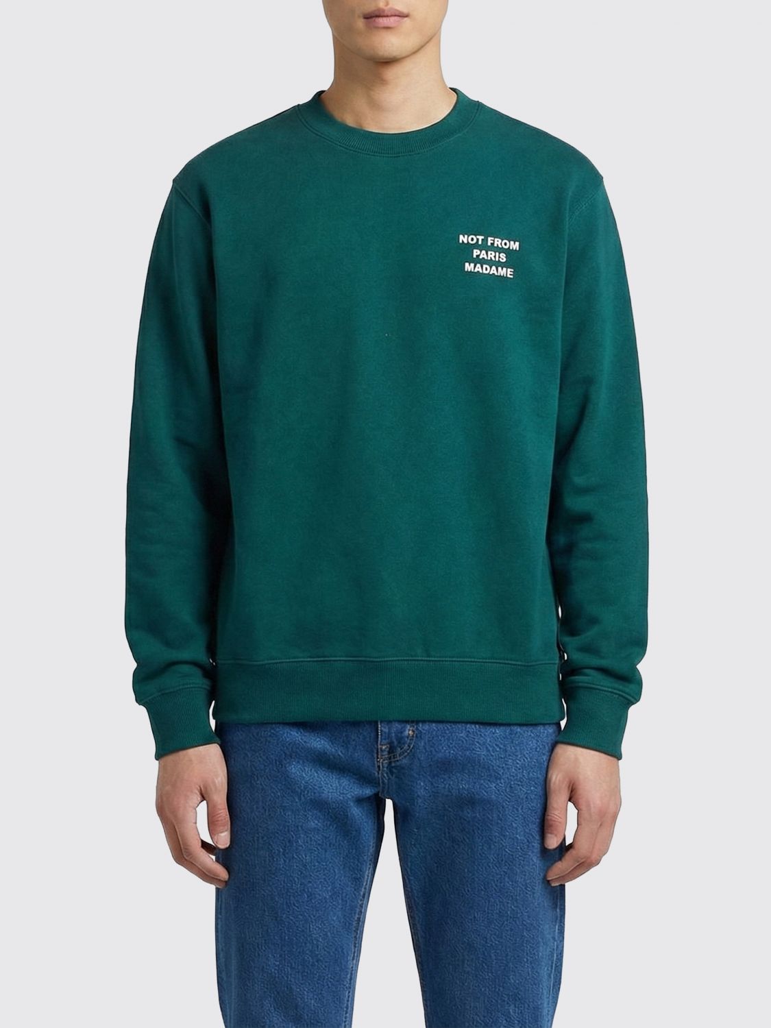 DRÔLE DE MONSIEUR Sweatshirt Herren Farbe Grün