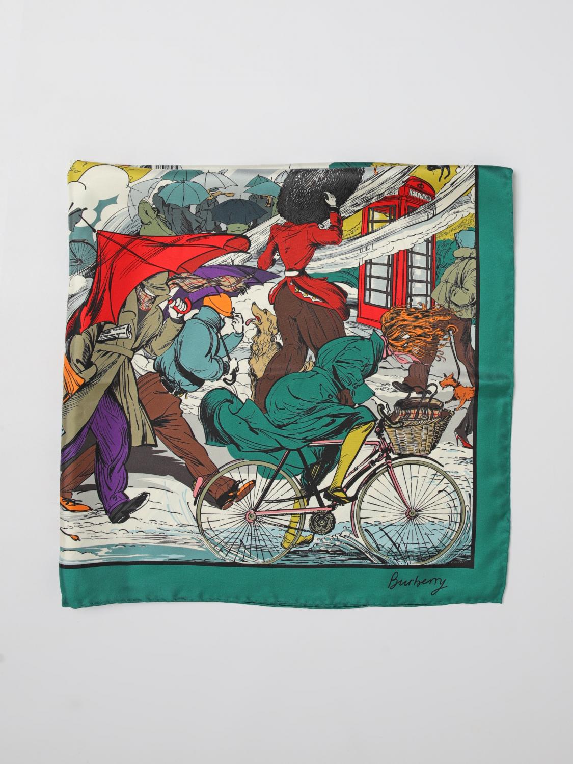 Burberry BURBERRY Neck Scarf Woman color Green　BURBERRY ネックスカーフ 女性カラー グリーン