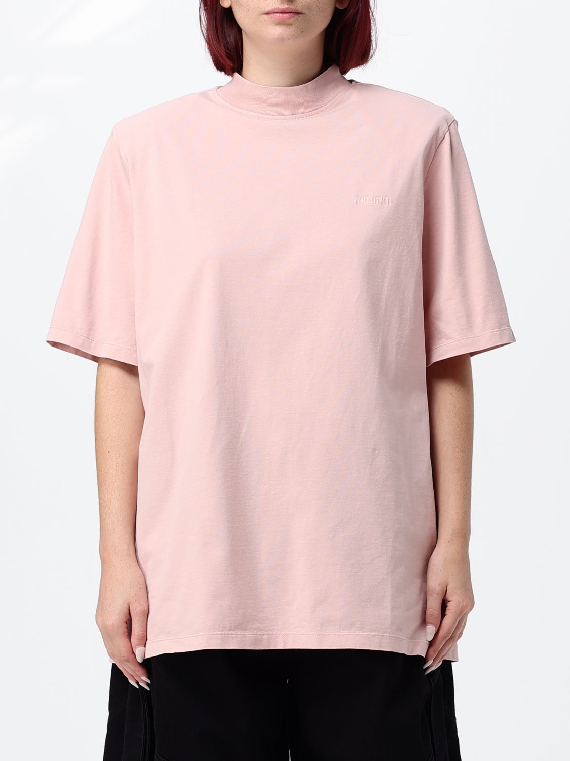 THE ATTICO T-shirts in cotone con logo