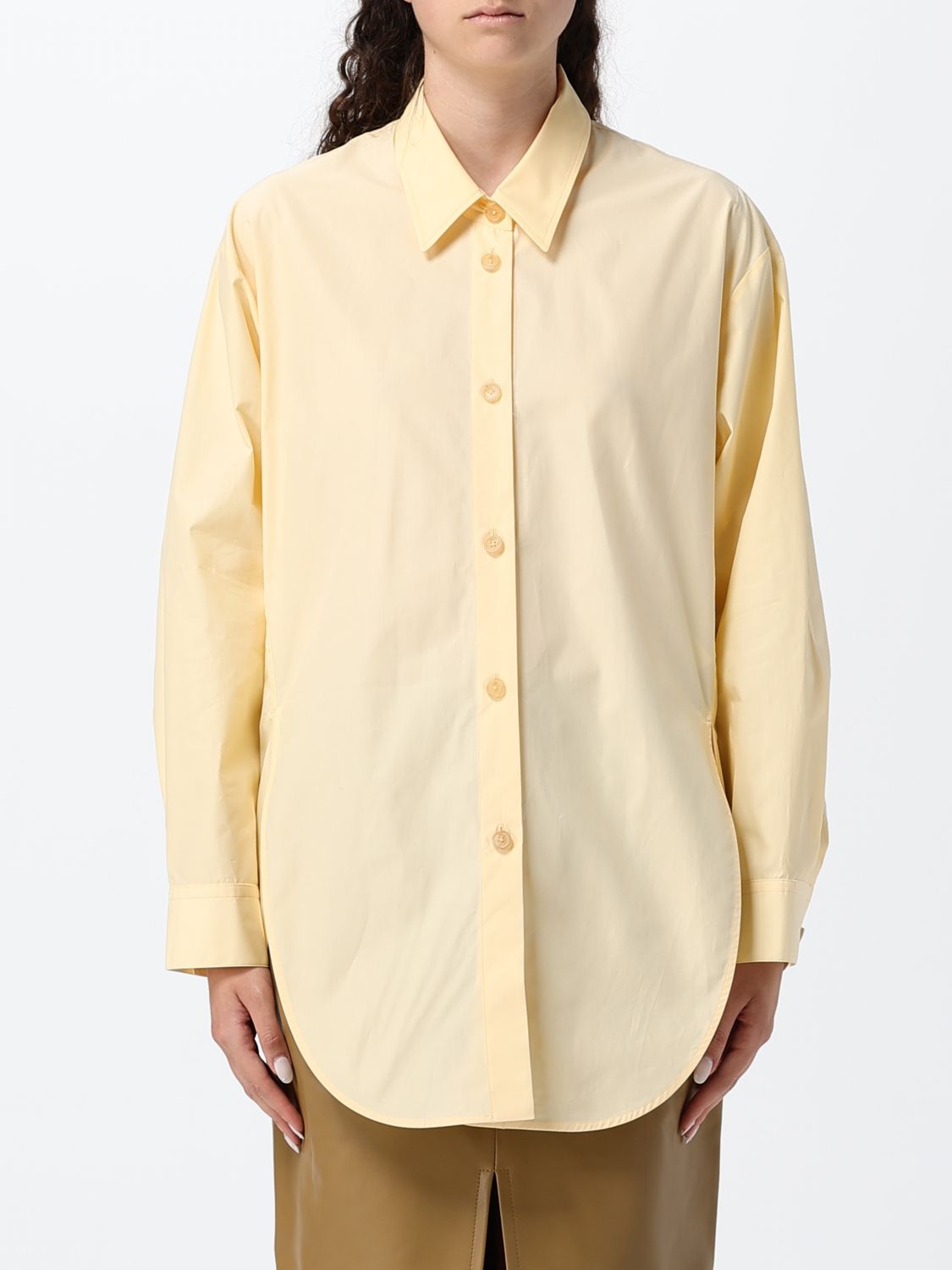 KHAITE Shirt Woman color Yellow