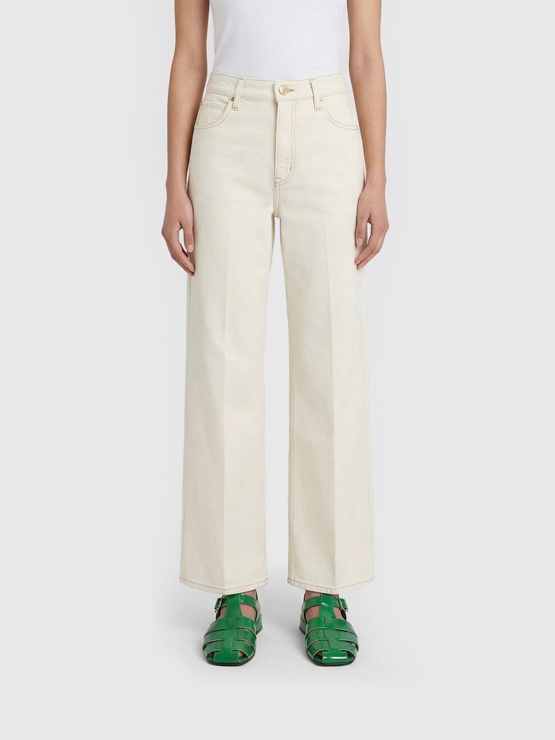 FRAME Jeans Damen Farbe Weiß