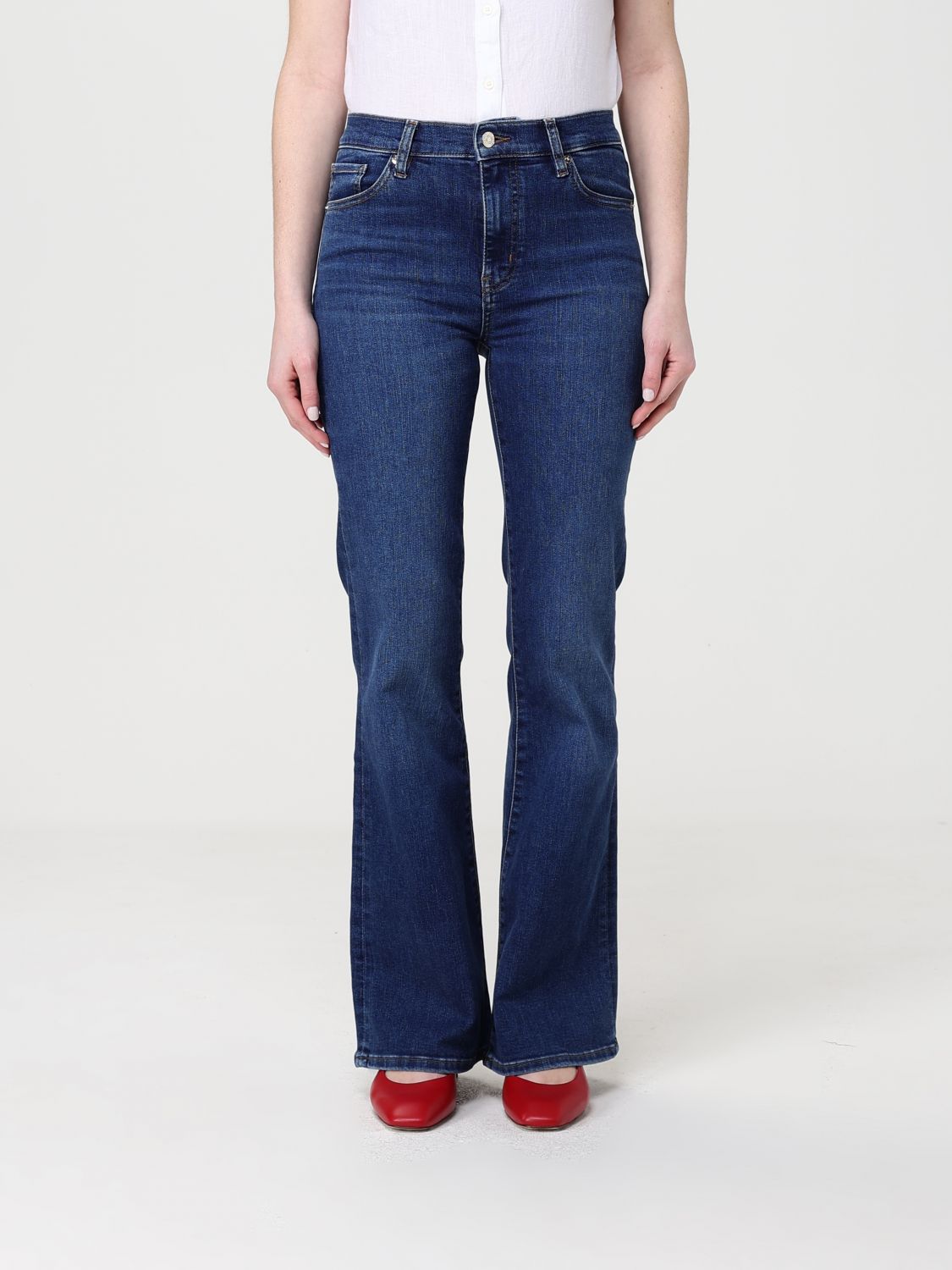 Jeans flared The Icon Frame in denim